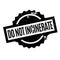 Do Not Incinerate rubber stamp