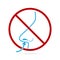 Do not inhale blue icon, warning sign