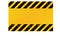Do not pass background In a straight line, yellow, alternating with black