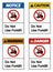 Do Not Use Forklift Sign On White Background