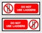 Do not use ladders Symbol Sign ,Vector Illustration, Isolate On White Background Label. EPS10