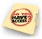 Do You Have Access Words Stamped Folder Confidential Clearance