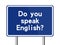 Do you speak English sign