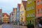 Doanauwoerth Bavarian city famous for its castle on the romantic road