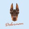 Doberman Pinscher dog