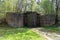 Dobrowo, zachodniopomorskie / Poland - May, 7, 2019: Bunkers for storing nuclear ammunition. Old fortifications of the Russian