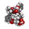 Docetaxel cancer chemotherapy drug molecule. Taxane class drug used in treatment of breast, prostate, lung and ovarian cancer (etc