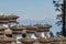 Dochula Pass, a high altitude pass on the road in between Paro and Thimphu in Bhutan, Asia.