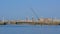 Dock in the harbour of Boulogne sur mer, France,