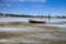 Dock and loan boat at Ken Thompson park in Sarasota