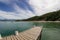 Dock, ocean and boats