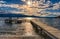 Dock on Okanagan Lake Kelowna British Columbia Canada