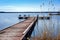 Dock for pleasure and fishing boats