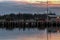 Dock Reflections With Sunrise