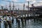 Dock and waterside restaurant ruins, St. Augustine, Florida