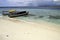 Docked boat in Gili island