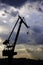 Dockyard Crane silhouette