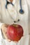 Doctor. Apple. Stethoscope