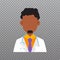 Doctor avatar, Medical staff icon.