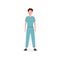 Doctor background, healthcare Providers , Vector illustration cartoon characte