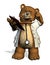 Doctor Bear - with clipping path