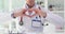 Doctor cardiologist therapist shows heart gesture closeup
