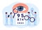 Doctor is checkup eye vision. Examination eyes people, focus correction treatment. Ophthalmology. Optometrist, ophthalmologist,
