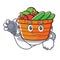 Doctor fruit basket character cartoon