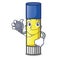 Doctor glue stick in the cartoon shape