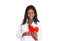 Doctor health care professional cardiologist with stethoscope holding heart