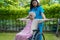 Doctor help Asian elderly woman disability patient in nursing hospital, medical concept