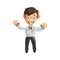 Doctor Man characters hospital medicine staff clothes illustration Strong Happy