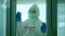 Doctor or nurse in personal protective equipment or ppe feel depressed, burnout, and sad after overwhelming with hard work in trea