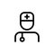 Doctor outline icon