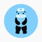 Doctor Panda Icon Vector
