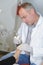Doctor podiatry removes calluses corns and treats ingrown nail