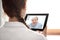 DoctorÂ´s consultation with telemedicine or telehealth, elderly