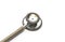 Doctor\'s grey stethoscope on white back