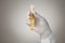 Doctor\'s hand with urine sample