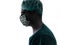 Doctor surgeon man profile mask silhouette