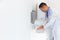 Doctor Washes Hands Before Medical Work. Dental Clinic