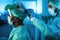 Doctors preparing to work inside hospital during coronavirus pandemic outbreak - Medical workers getting dressed inside clinic -