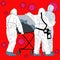 Doctors in protective overalls. Vector image of a group of people in protective suits.