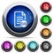 Document attachment round glossy buttons