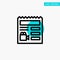 Document, Basic, Video, Camera turquoise highlight circle point Vector icon