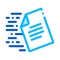 Document Delivery Icon Vector Outline Illustration