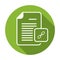 Document file hyperlink internet link page weblink icon. Vector icon