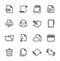Document and papers icons