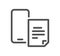 Document and paperwork icon.