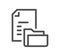 Document and paperwork icon.